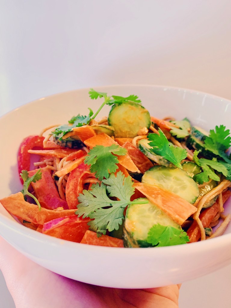 Vegan Cold Peanut Noodles