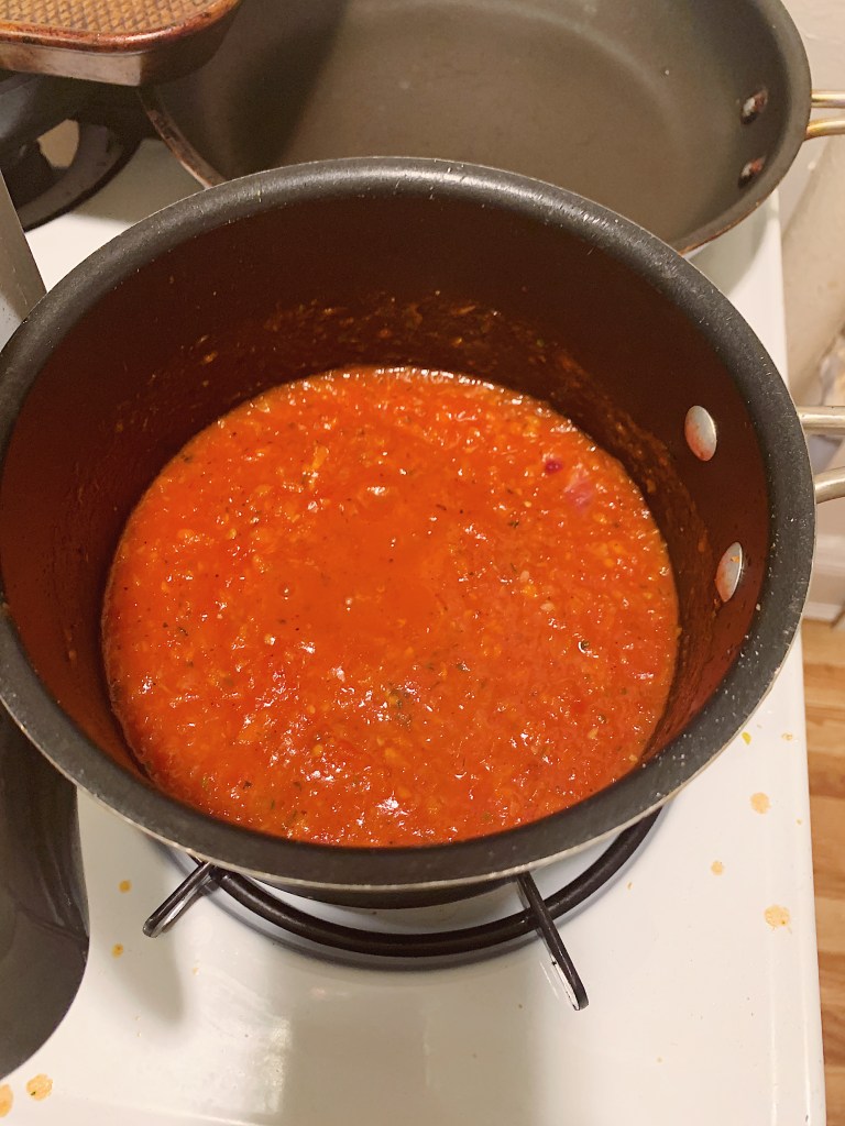 Vegan Stuffed Shells with Pesto Fauxcotta